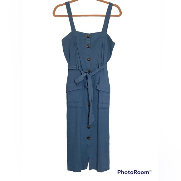 Neuflora Dresses & Skirts - NEUFLORA Edina Dress Size Medium Blue